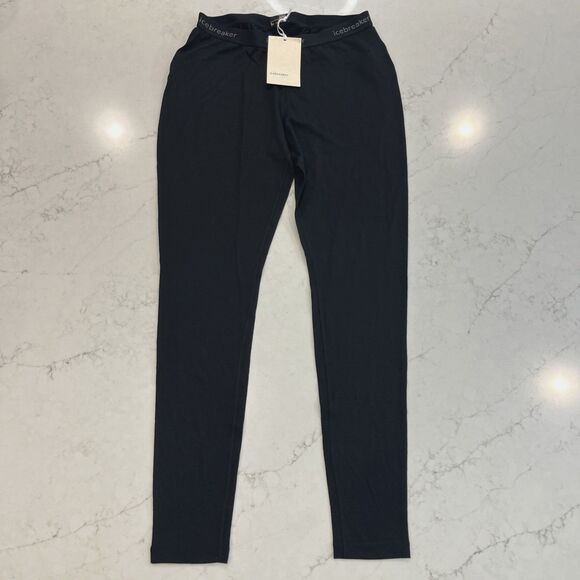 Icebreaker Womens L 100% Wool 200 Oasis Leggings Thermal Bottom Base Layer - Picture 1 of 16